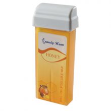 موم رولی گرم عسلی بیوتی نام مدل Roll-On Liposoluble Wax Haney حجم 100 میلی لیتر