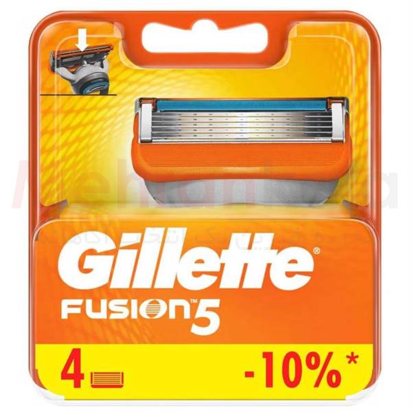 تیغ یدک ژیلت مدل Gillette fusion 5 ‏بسته 4 عددی