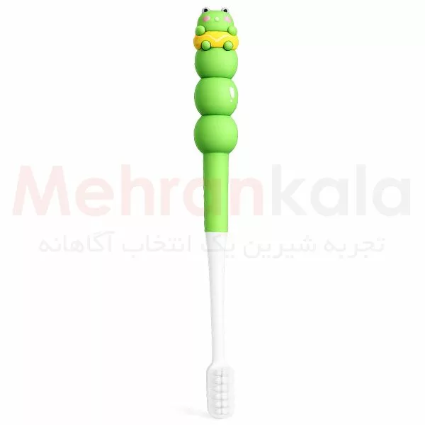 مسواک فانتزی عروسکی فرندز مدل Frog با برس نرم